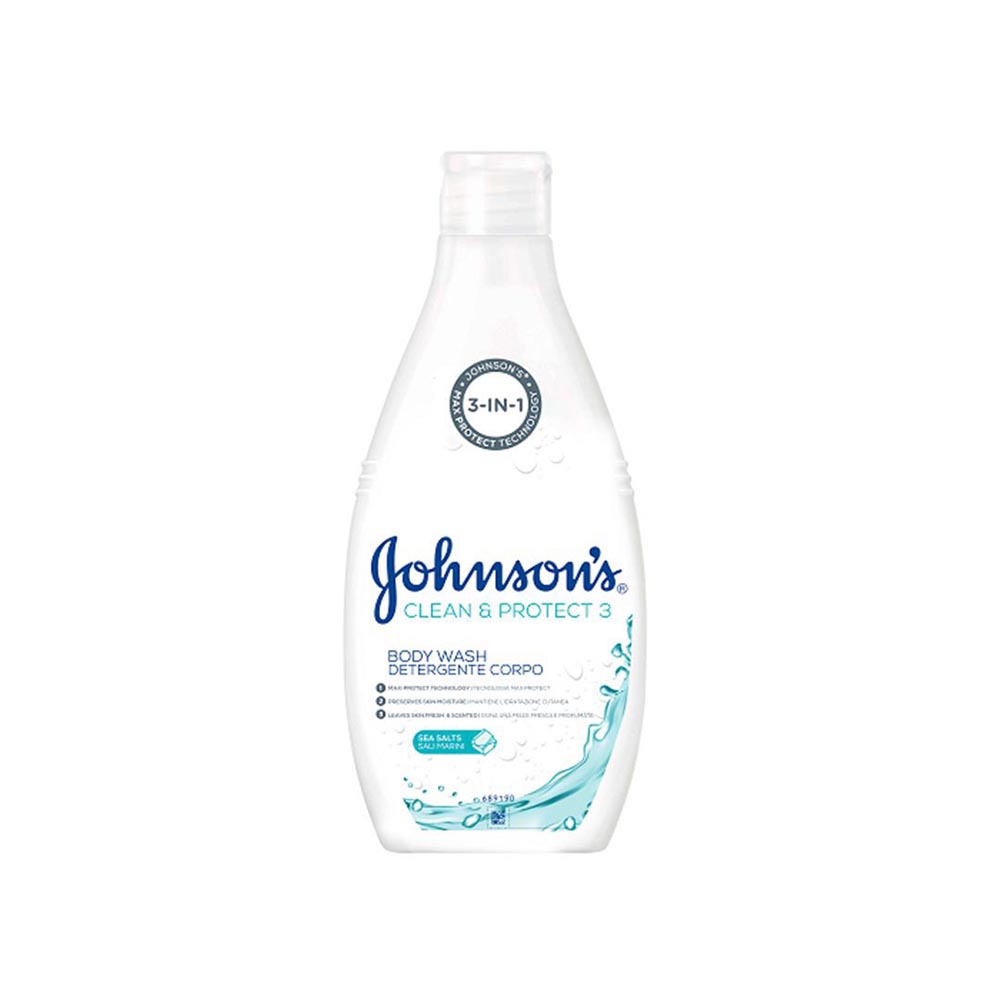 شامپو بدن 3 در 1 Clean & Protectجانسون750ميل