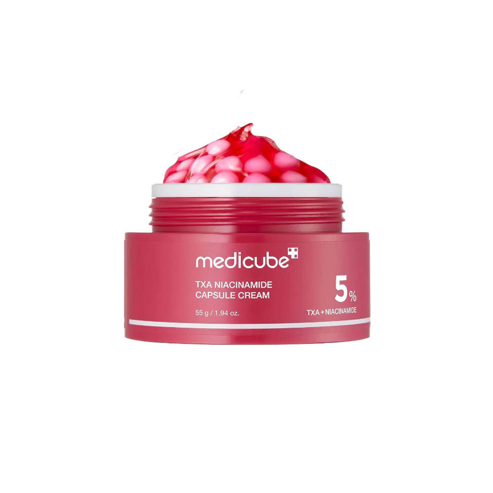 كرم كپسولي TXA Niacinamide مدي كيوب