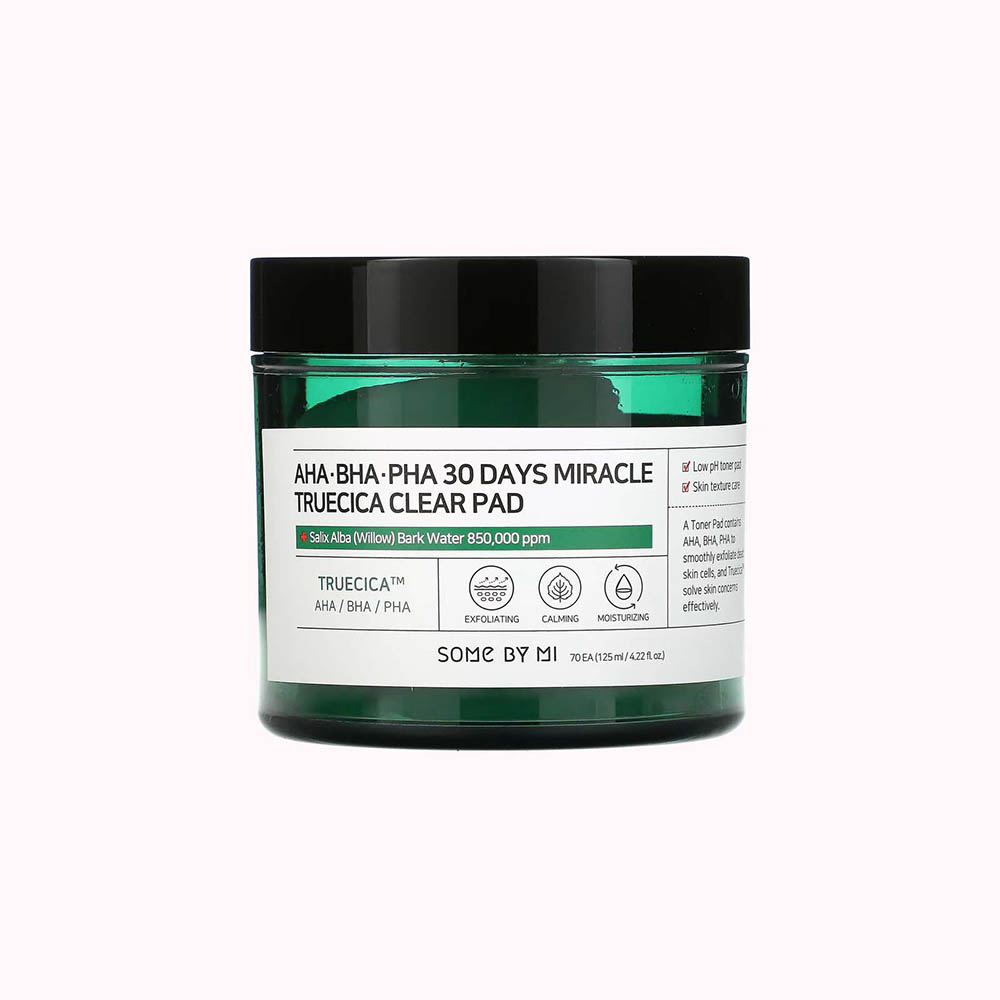 پد تونر ضد جوش و لايه بردار Miracle Truecica سام باي مي