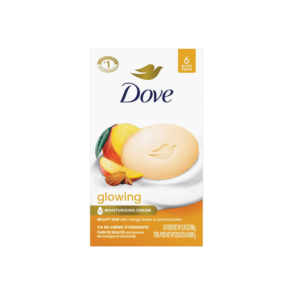 پك6 تايي صابون صورت و بدن Glowing داو